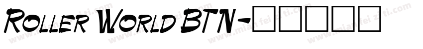 Roller World BTN字体转换